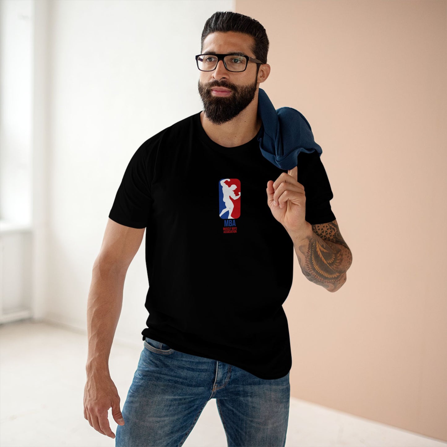 MBA: Muscly Boys Association Crest Tee