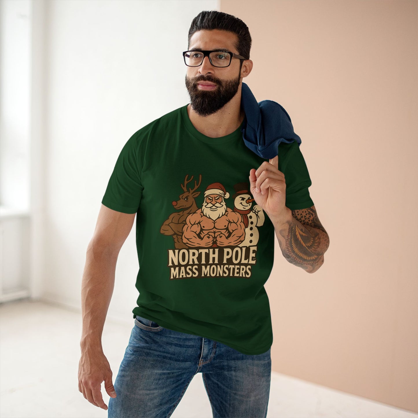 North Pole Mass Monsters Christmas Tee