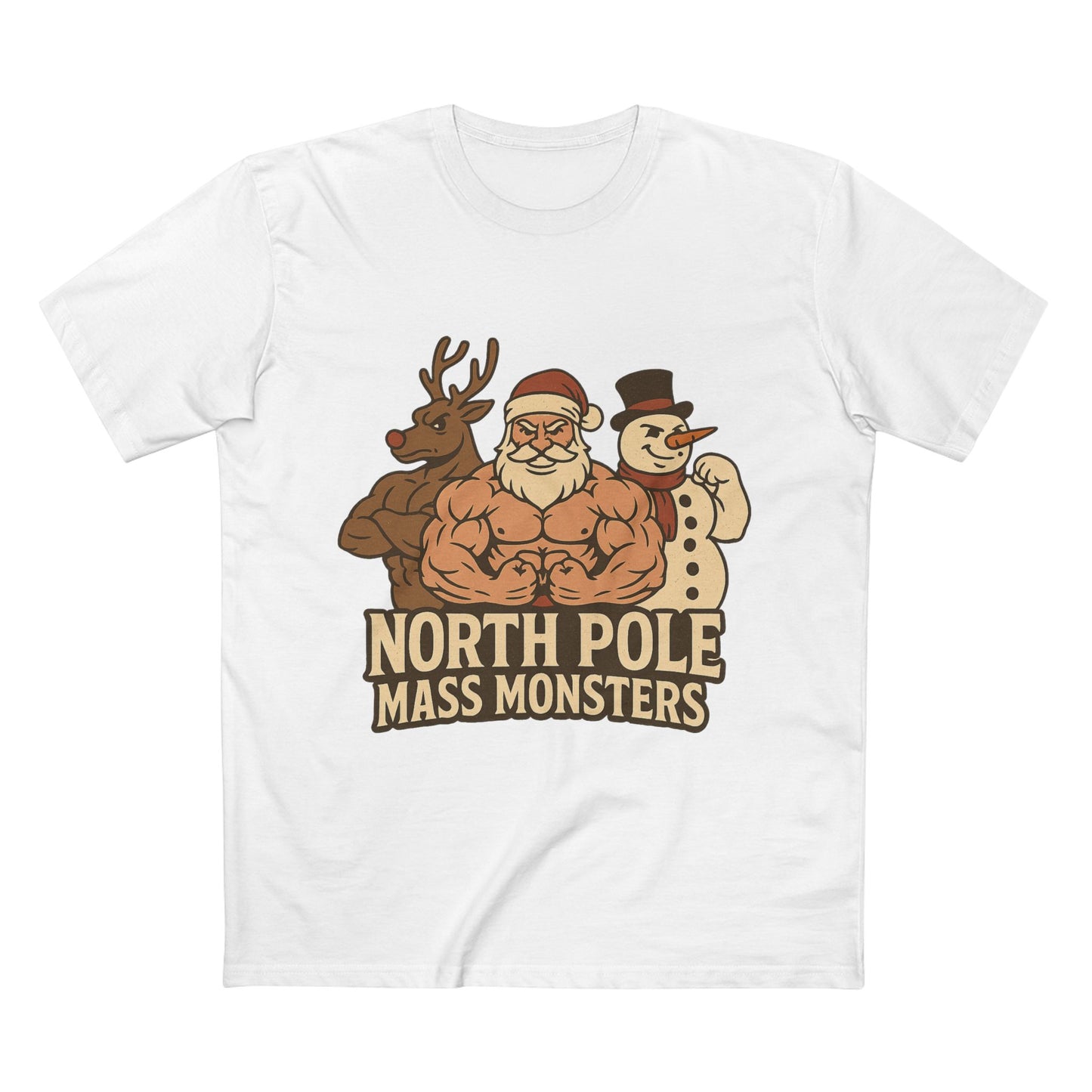 North Pole Mass Monsters Christmas Tee