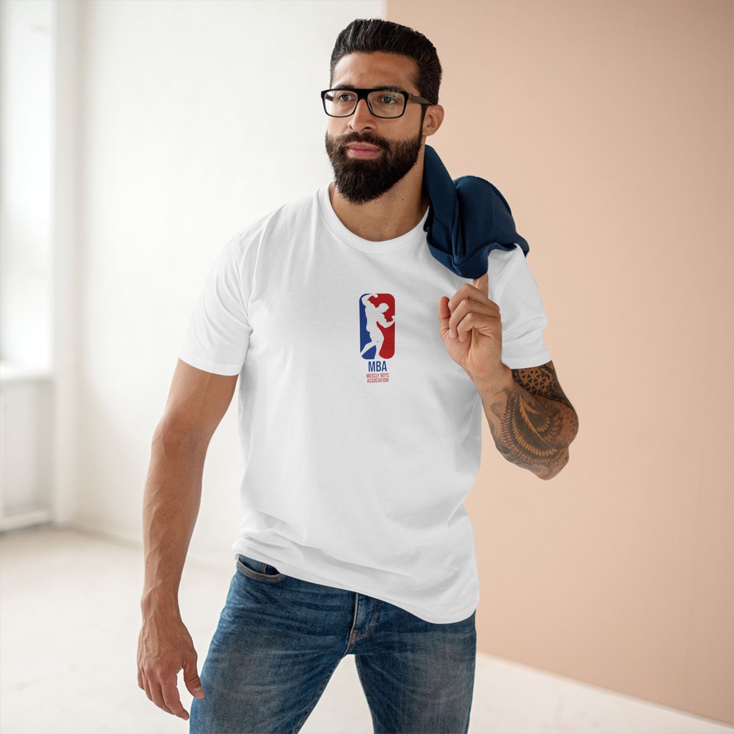 MBA: Muscly Boys Association Crest Tee