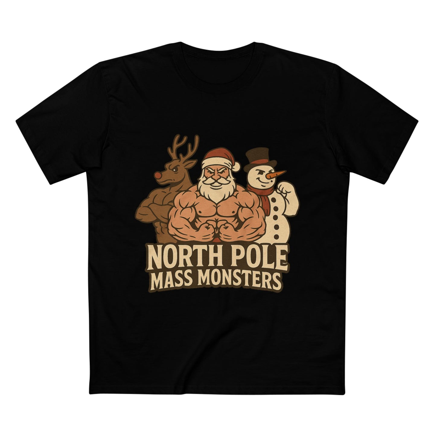 North Pole Mass Monsters Christmas Tee