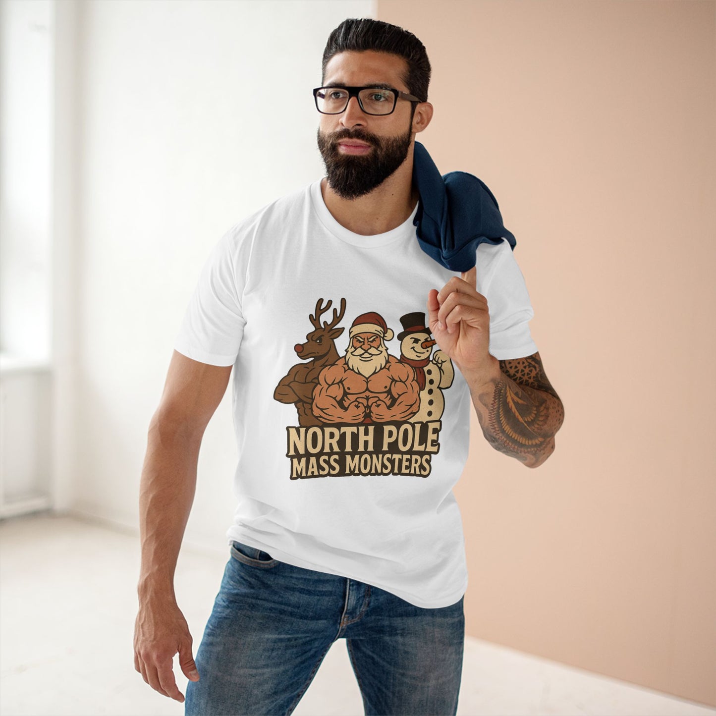 North Pole Mass Monsters Christmas Tee