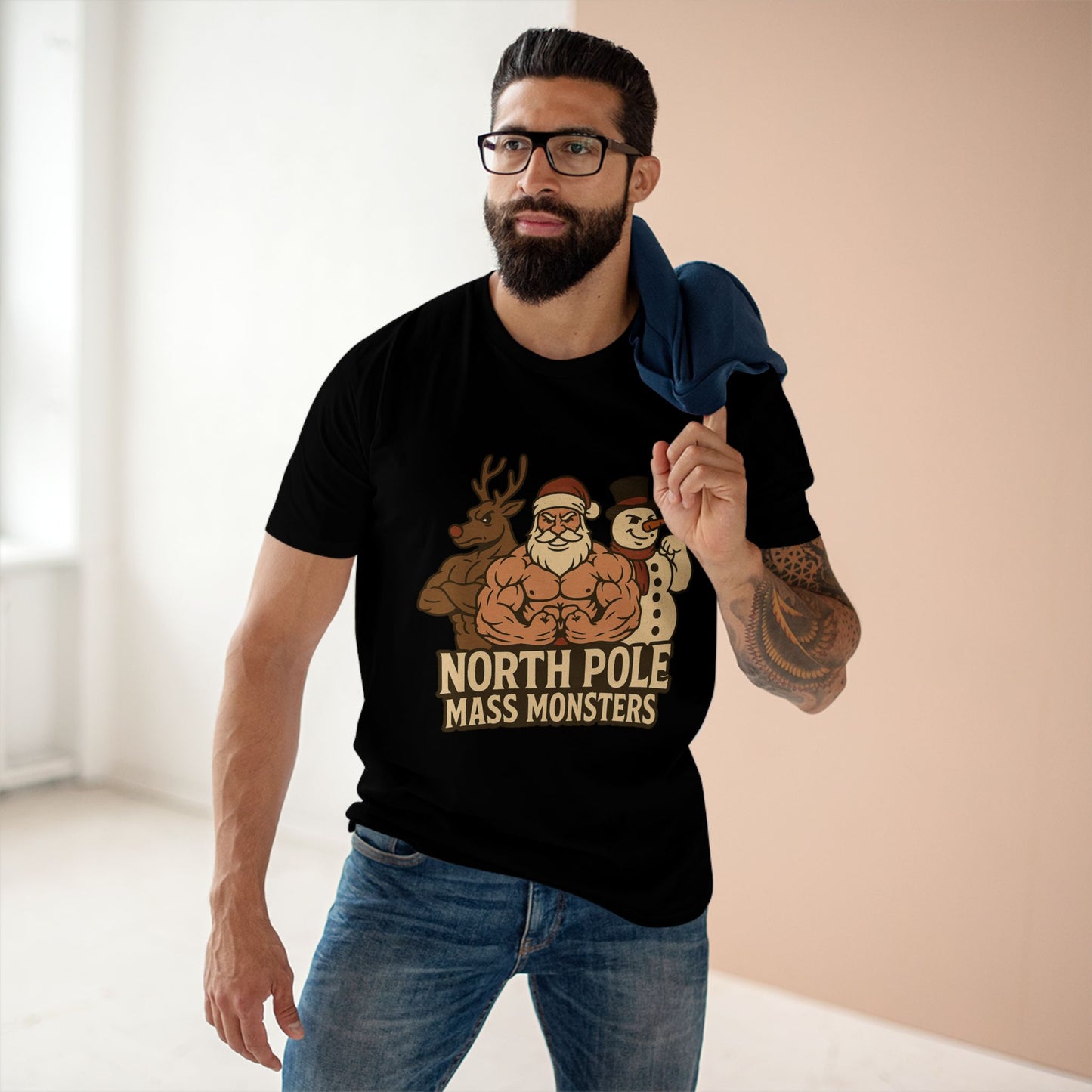 North Pole Mass Monsters Christmas Tee