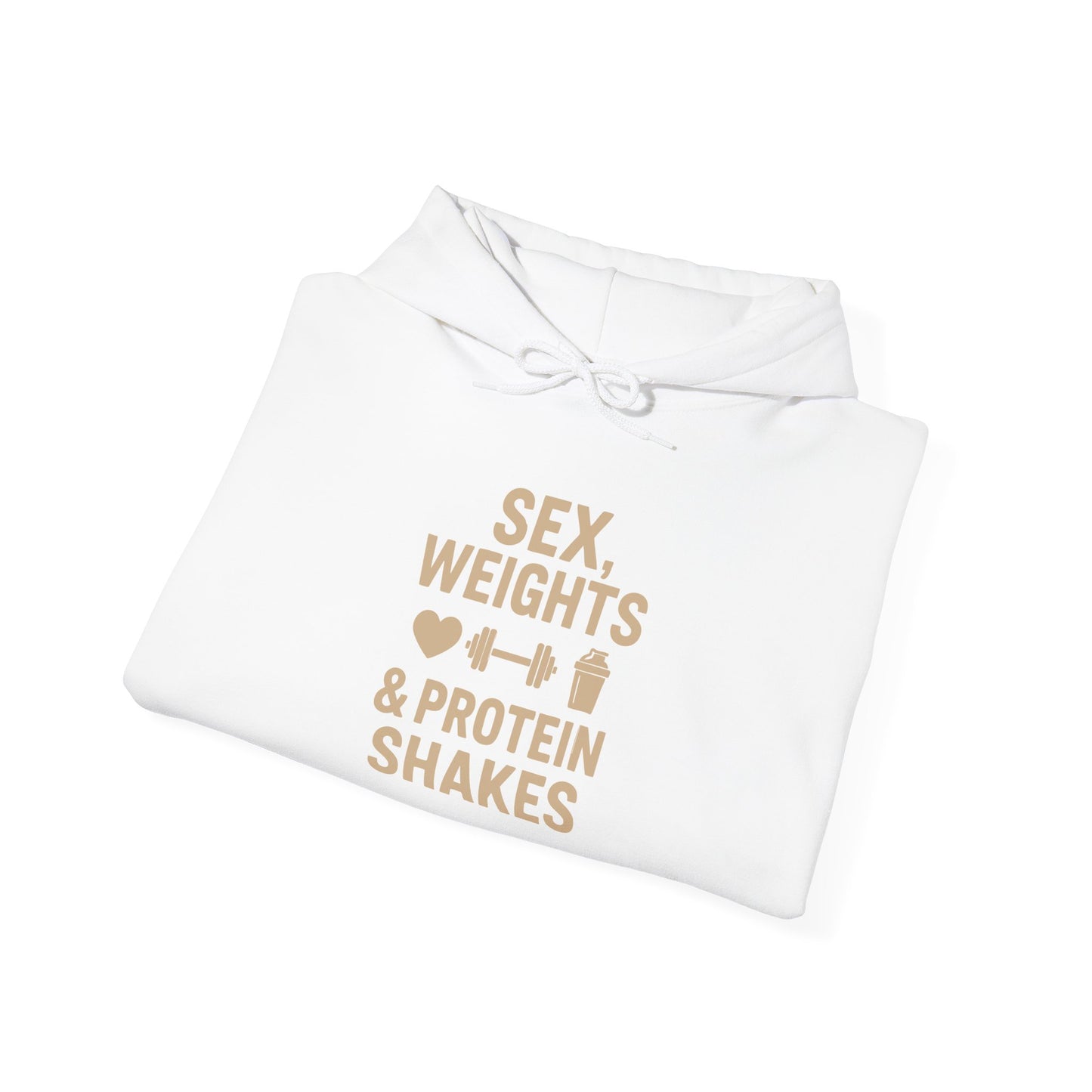 Sex, Weights & Protein Shakes Heavy Hoodie
